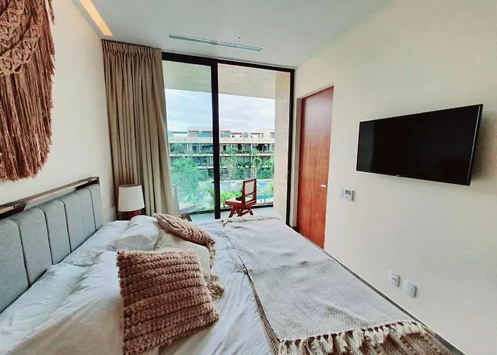 Apartment Mistiq Pent House 3 Recamaras, 3 Banos, Sala, Comedor, Terraza Y Jacuzzi Tulum