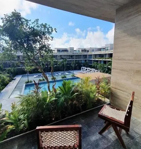 Mistiq Pent House 3 Recamaras, 3 Banos, Sala, Comedor, Terraza Y Jacuzzi Apartment Tulum